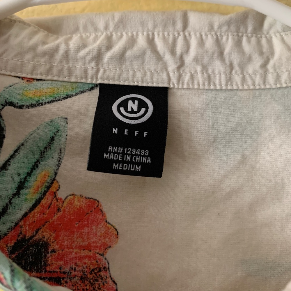 Neff Flower Button Up - image 2